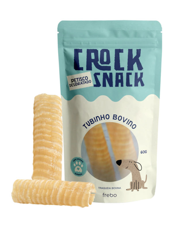 CrockSnack Tubinho - Traqueia Bovina Desidratada 60g